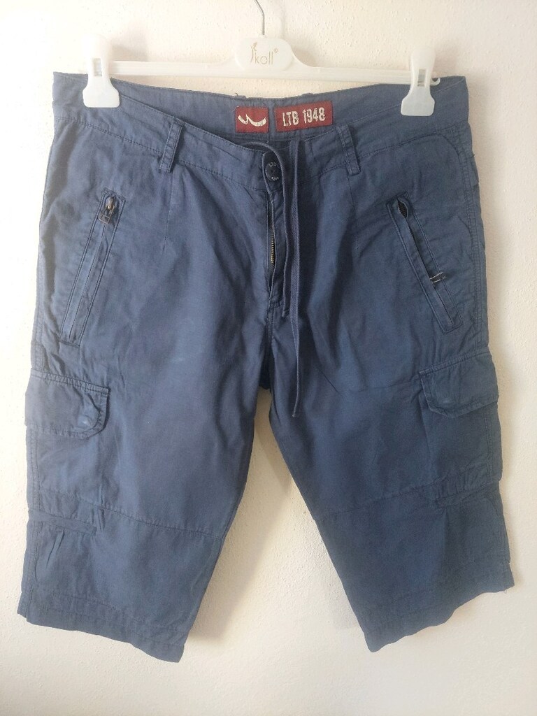 LTB 1948 bol cep çivit mavi kargo şort - 2