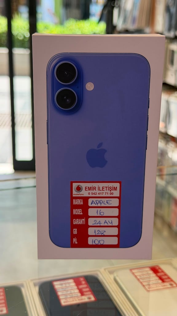 iphone 16 128 gb kapalı kutu 24 ay garantili takasa açık - 2