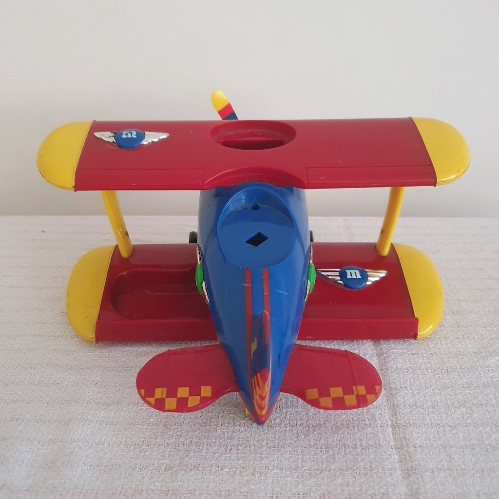 Kırmızı Sarı Uçak Figür Model Oyuncak - 3