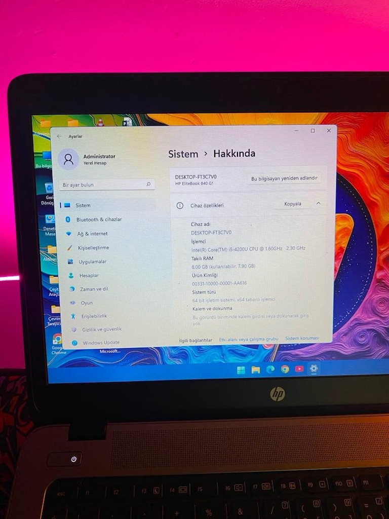 HP- İ5-8GB RAM-256 GB SSD LAPTOP - 2