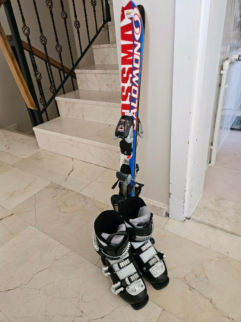Çocuk kayak ve ayakkabı seti 90 cm 5-7 yaş - 2