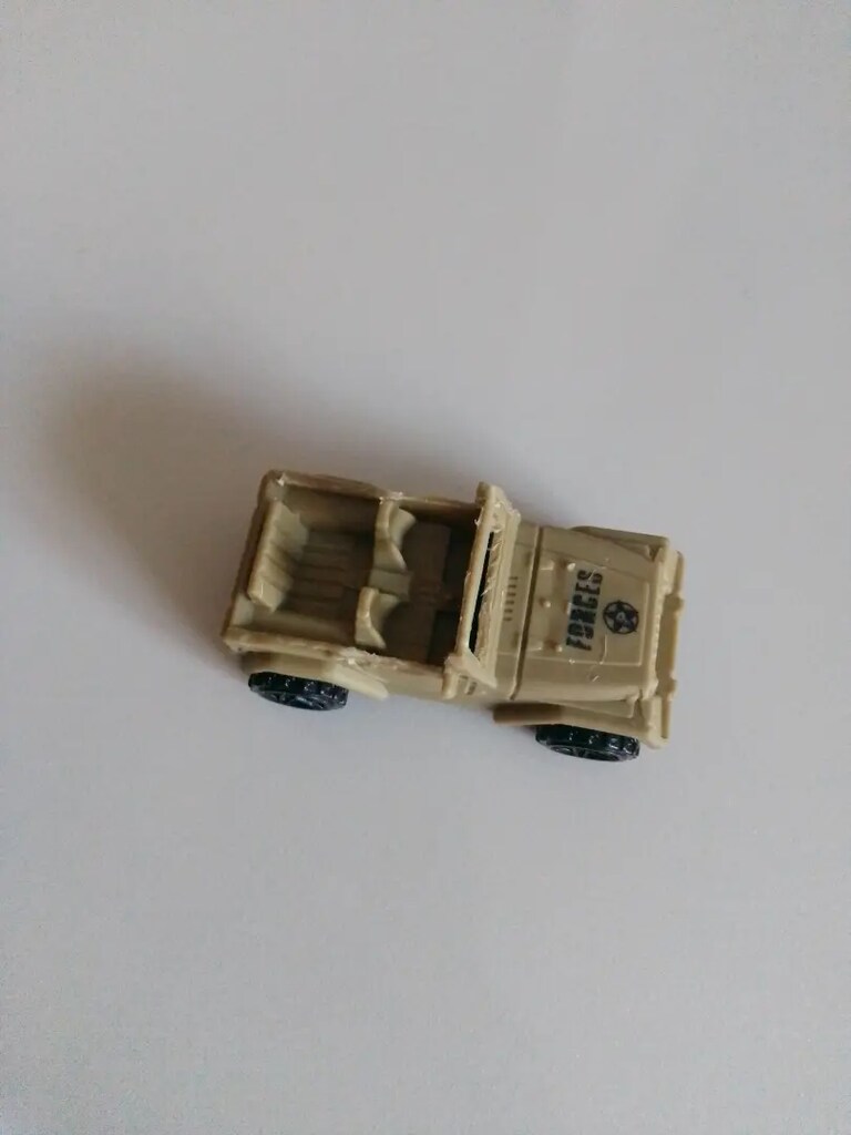 1/64 ölçek 1980 model Jeep Wrangler CJ-6 askeri model Suv araba - 9