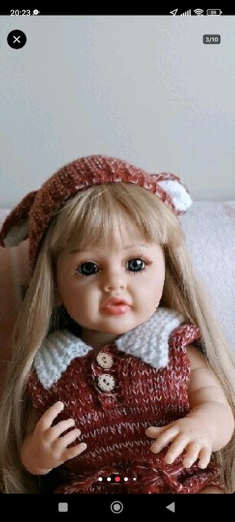 YENİ REBORN BEBEK OYUNCAK BEBEK SİLİKON BEBEK - 6