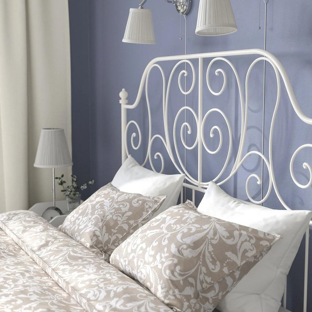 Ikea Ferforje Karyola Yatak ve Döşek - 5