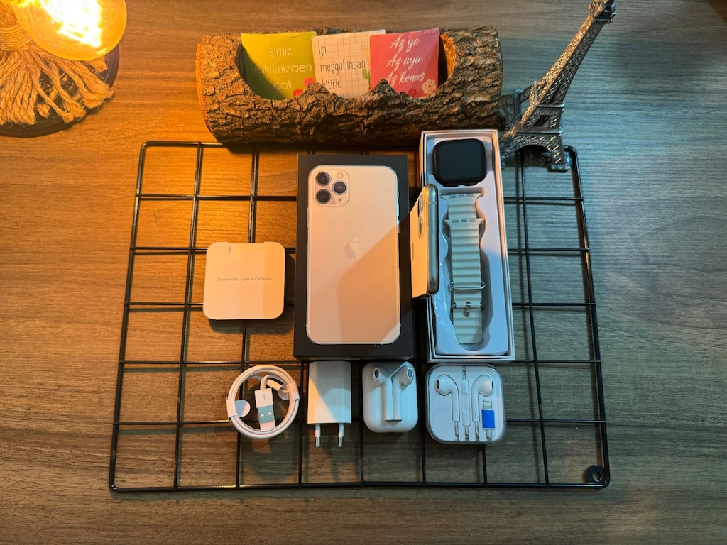 FULL AKSESUARLI 256 GB İPHONE 11 PRO WHİTE - 5