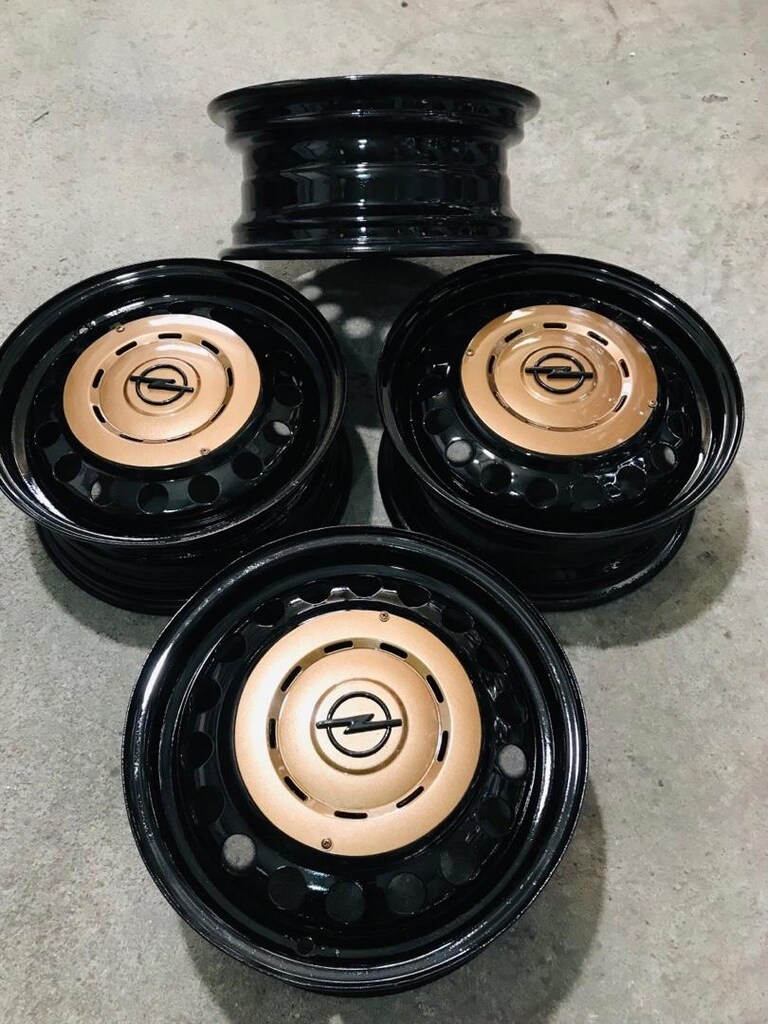 14 inç OPEL KARA JANT TAKIMI 4x100 - 4