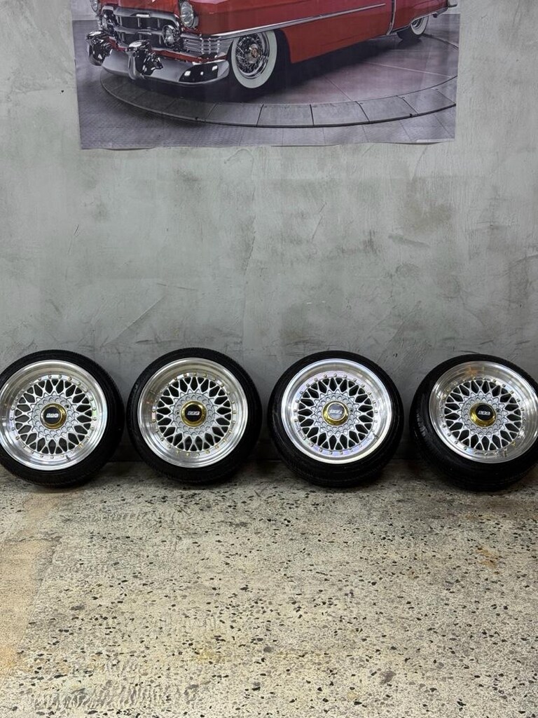 4x100 BBS RS1 RS2 DÖNÜŞÜMLÜ SIFIR LASTİKLİ JANT LASTİK TAKIMI - 3