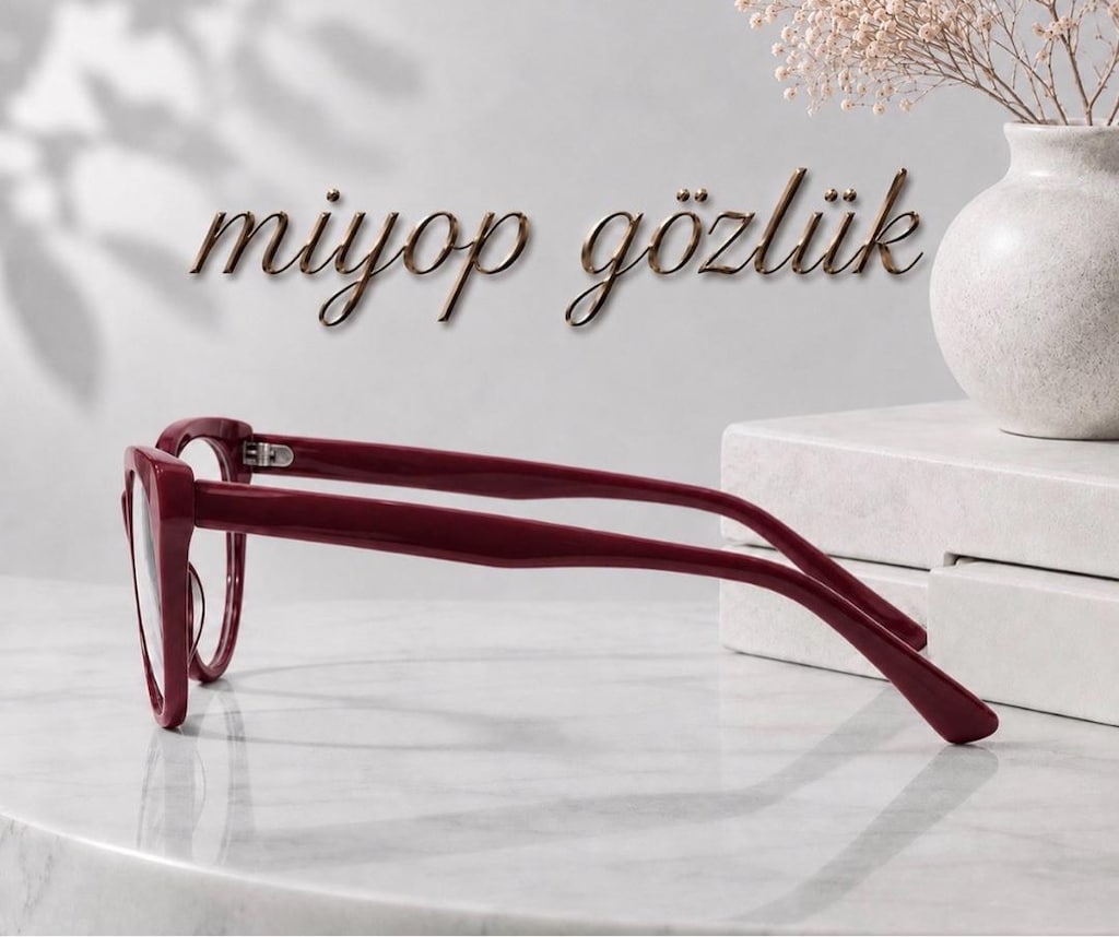 -4 Numara Sıfır Cat Eye Bayan Uzak Gözlük - 6