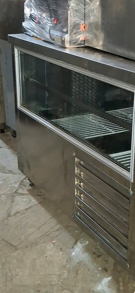 paslanmaz kebap buzfolabı camlı vitrinli çalışma tezg. kebap buzdolabı - 3