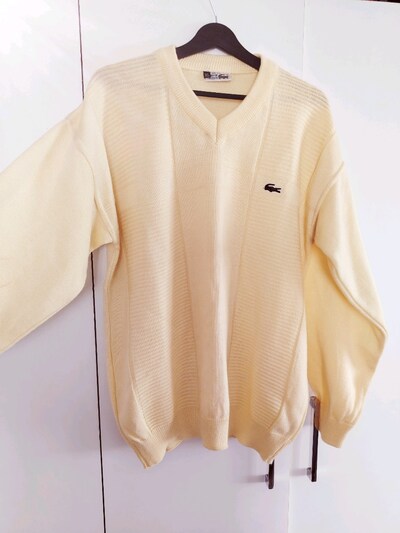 vintage lacoste sweatshirt kazak orjinal
