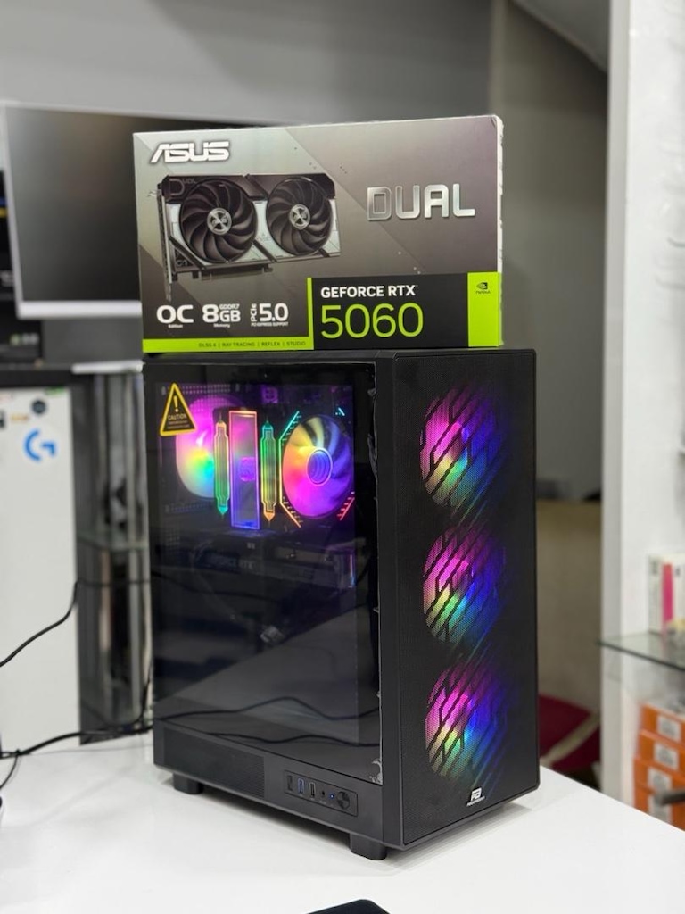24 AY GARANTİLİ SIFIR MASAÜSTÜ BİLGİSAYAR İNTEL ULTRA 5~ ASUS RTX 5060 - 11