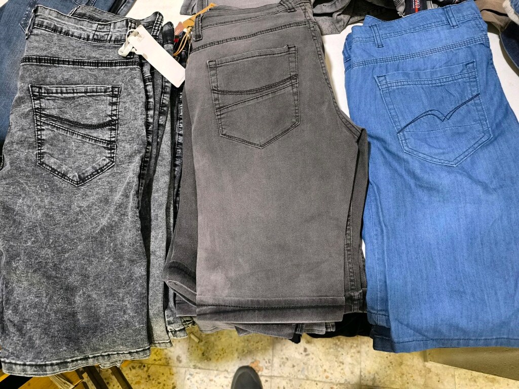 Tekleme şort ve kargo şort bayan orta bel kot pantolon ÜRÜNLER SIFIR' - 2