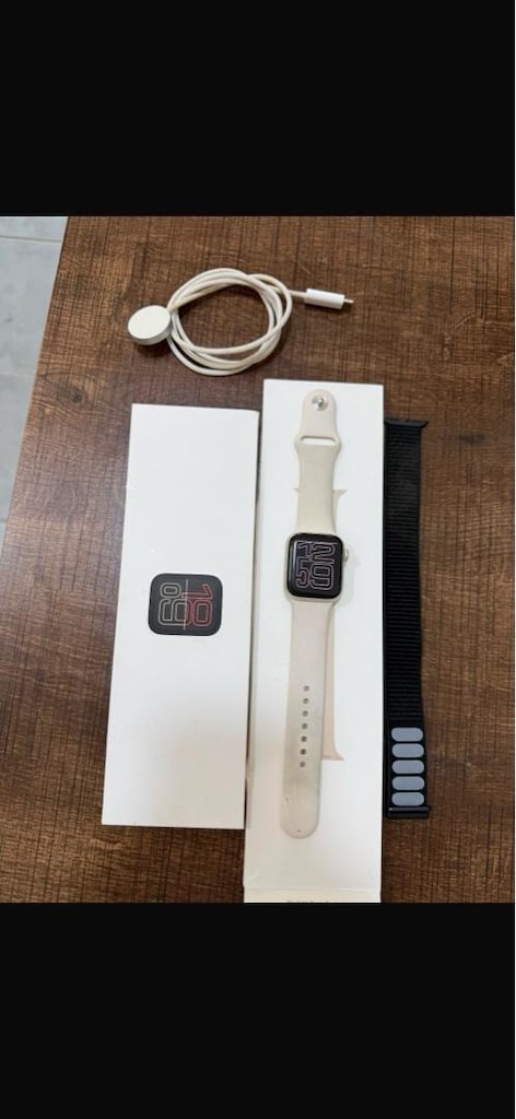APPLE WATCH SE 3. NESİL 16 AY GARANTİLİ GOLD FATURALI KUTULU PİL 100 - 8