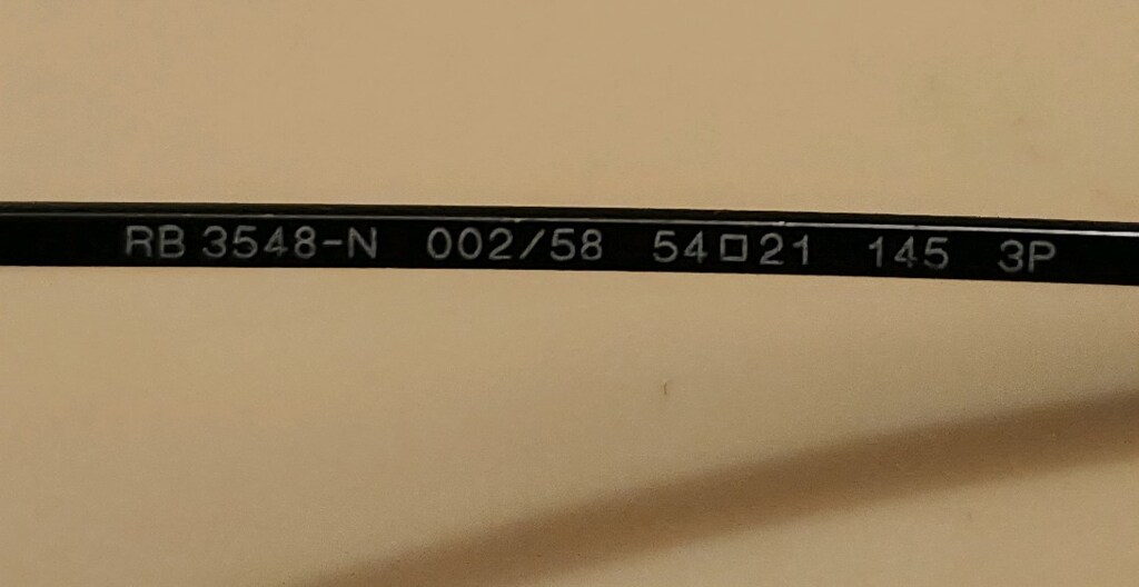 Ray-Ban RB3548N güneş gözlüğü Hexagonal Flat Lenses - 6