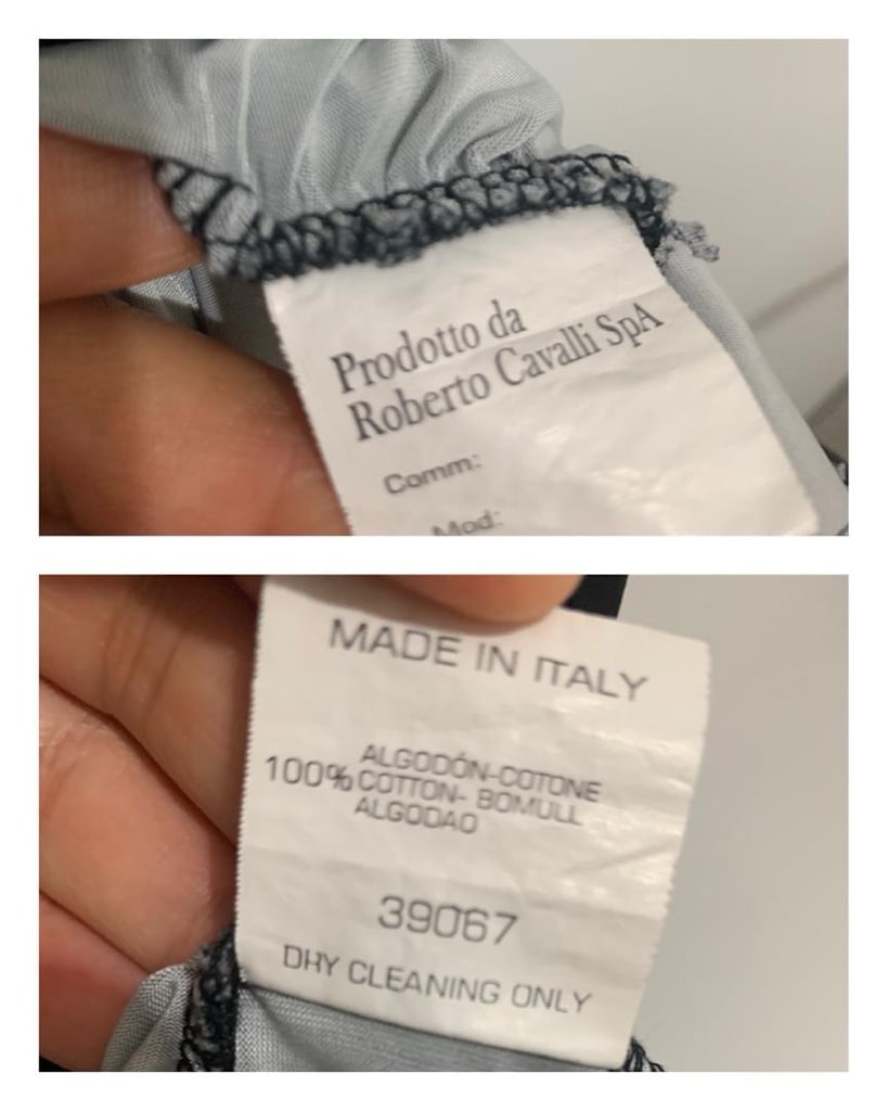 Orijinal Roberto Cavalli L beden Bluz - 8