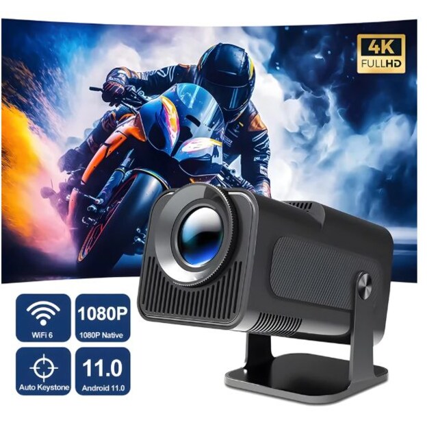 HY320 Mini Full HD Wi-Fi Android Taşınabilir LED Projeksiyon