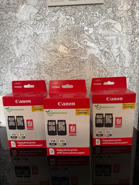 Canon 3 kutu 510-511 Kartuş