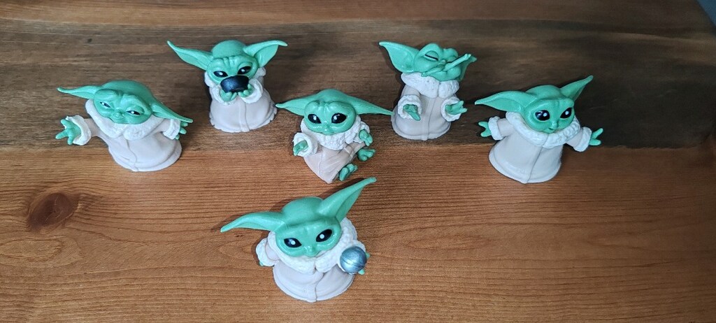 Baby Yoda 6 Adet ( Set Halinde Sıfır Ürün)