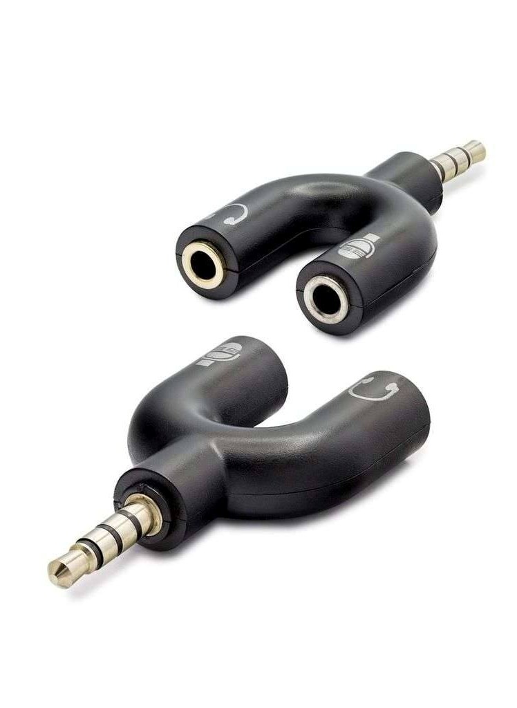Mikrofon Kulaklık Adaptör Aux To 2AUX M-F2 - 2