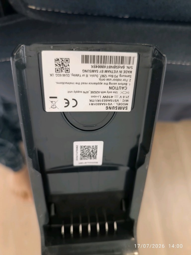 Samsung şarjlı dikey süpürge - 2