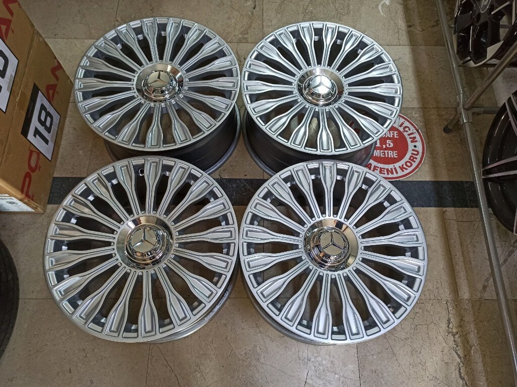 18 inç 5x112 Mercedes maybach jant takımı 2.el - 2