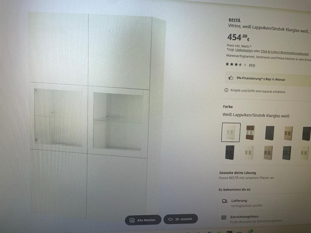 satılık ikea besta dolap - 3