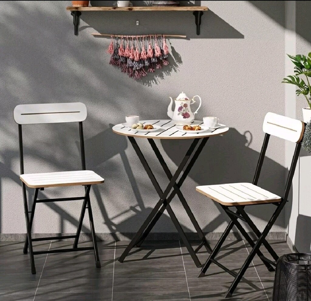 Bistro katlanır masa sandalye takımı - 2