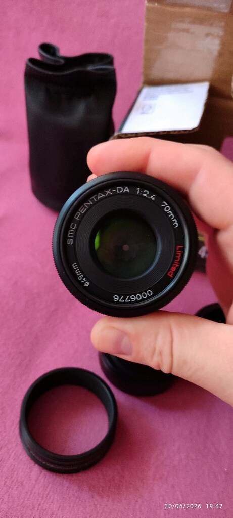 pentax da 70mm f2.4 limited kutulu 25000tl - 3