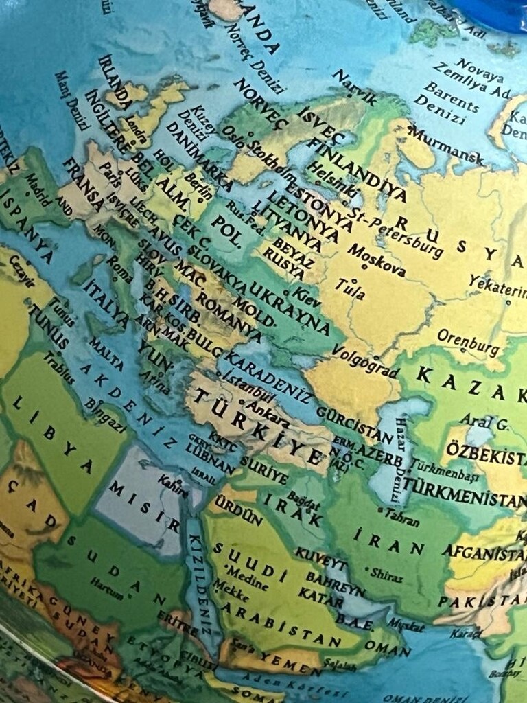 dünya küre - 6