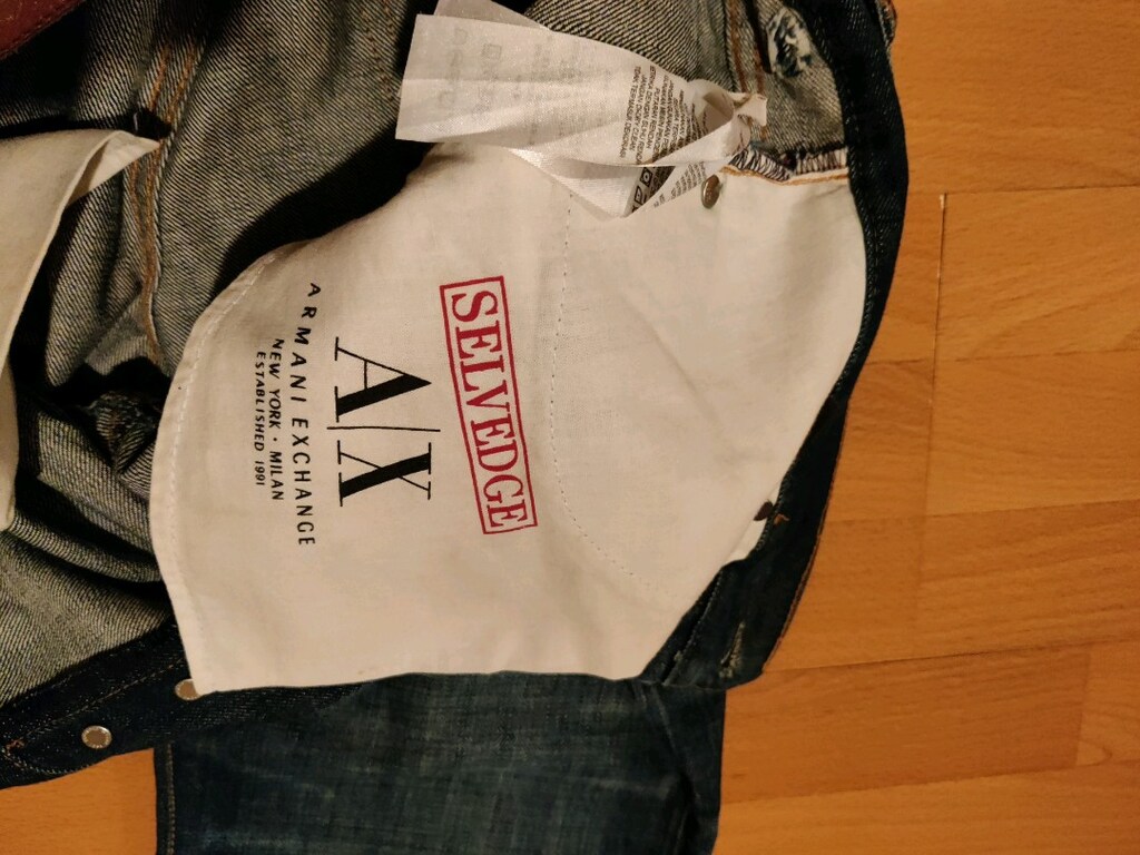 ORİJİNAL ARMANİ SELVEDGE KOT - 6