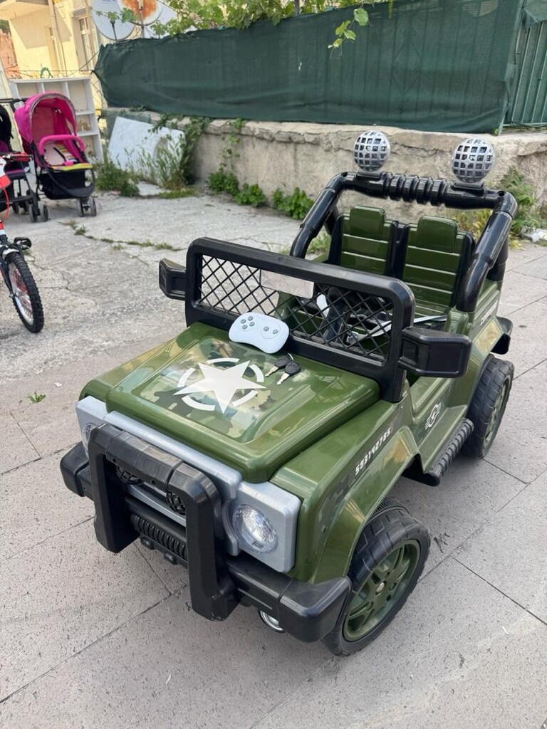DAHA UYGUNA KİMSE SATAMAZSIFIR AKÜLÜ JEEP ÇİFT KİŞİLİK 12 VOLT KUMANDA - 2
