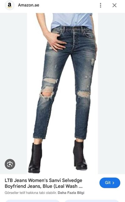 ltb marka sanvi boyfriend model jean kot denim