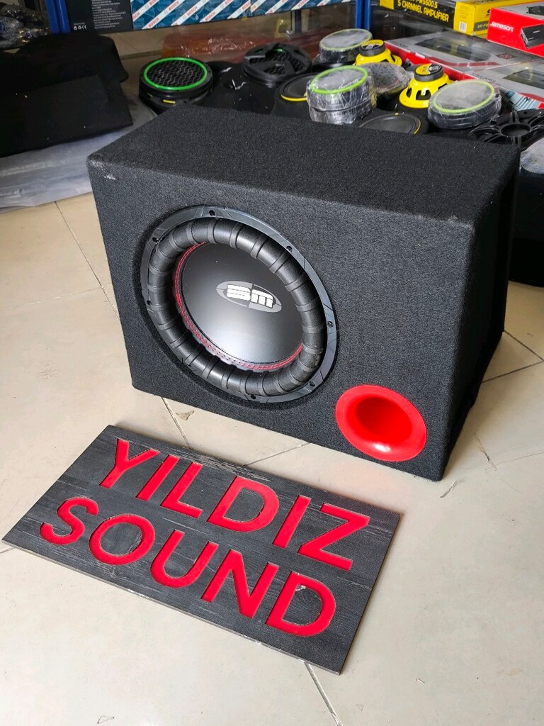 30cm Kutu Bass 1400w 300rms Sifir Boschmann - 3