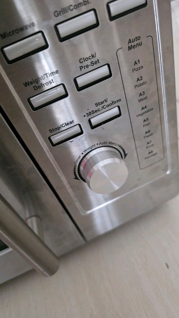 Kenwood inox Grill ve defrost özellikli mikrodalga fırın - 7