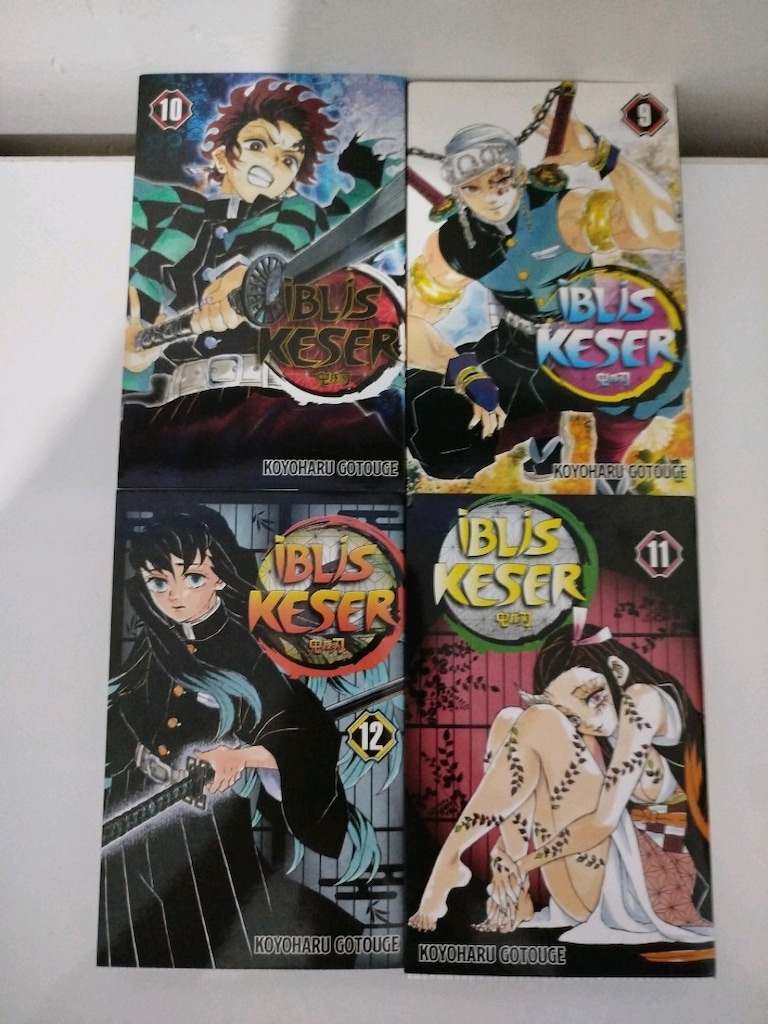 Demon Slayer İblis Keser Manga 1-21 set (17-18 Ciltler yoktur)