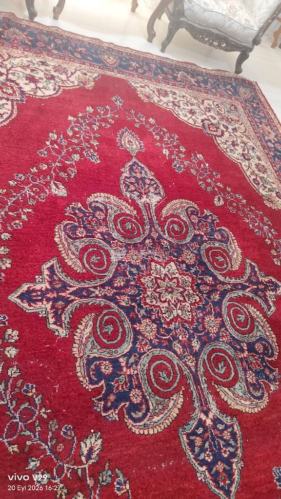 büyük boy 9,5 metrekare Isparta halısı 60 yıllık - 3