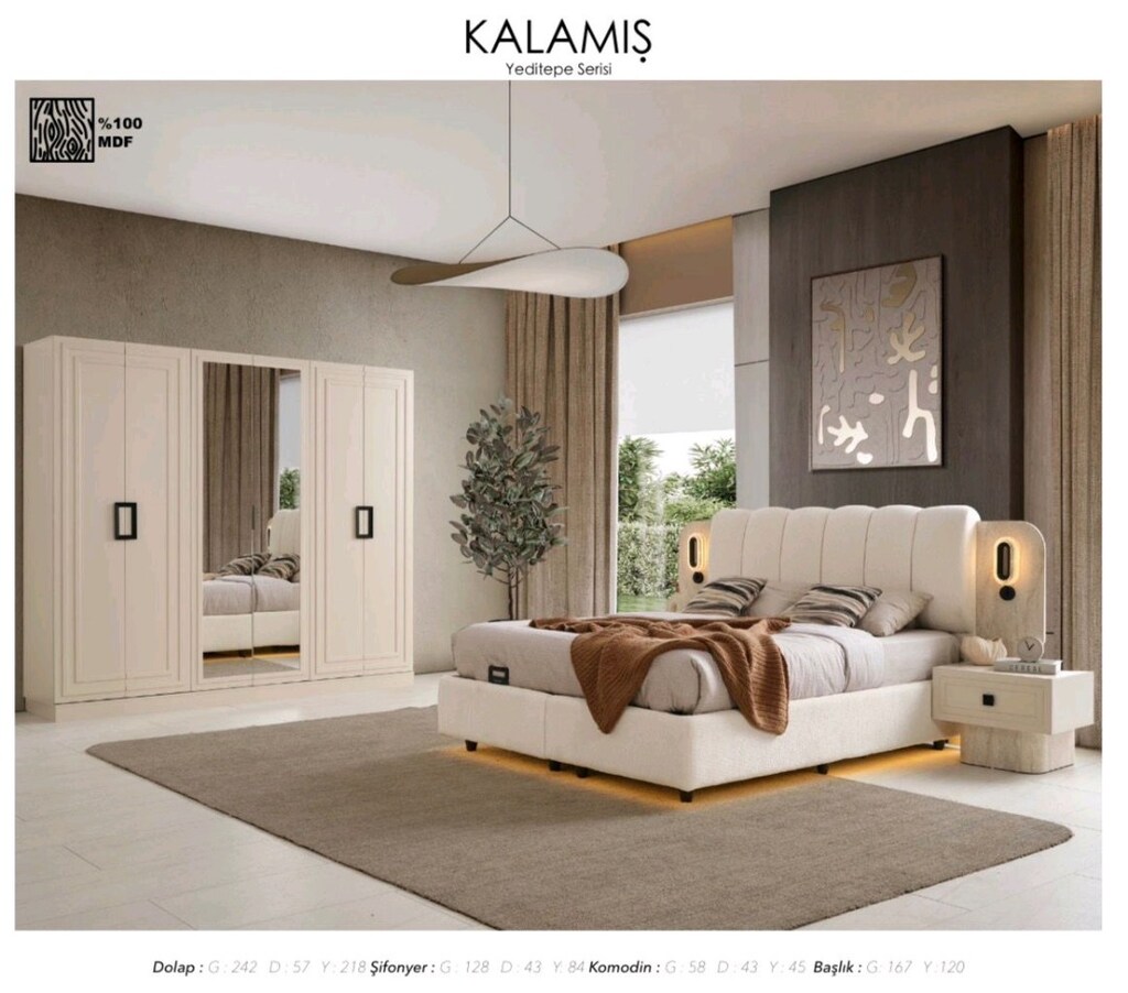 YEDİTEPE SERİSİ YATAK ODASI TAKIMLARI - 8