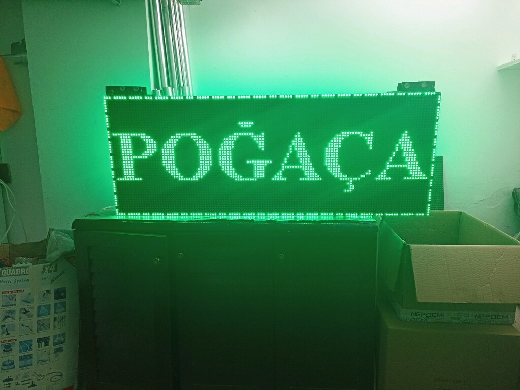 48x128cm led tabela kayan yazı - 10