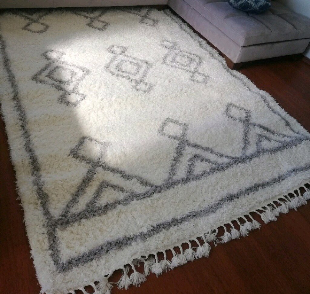 200x290 ölçüsünde SHAGGY HALI YIKATILMIŞ POŞETLİDİR. SON FİYATTIR - 3