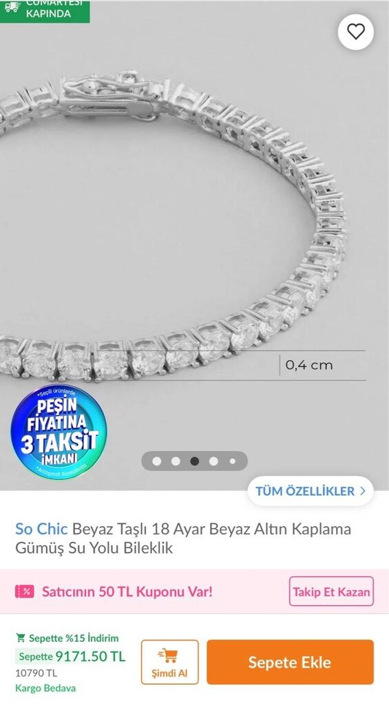 so chic suyolu bileklik - 6