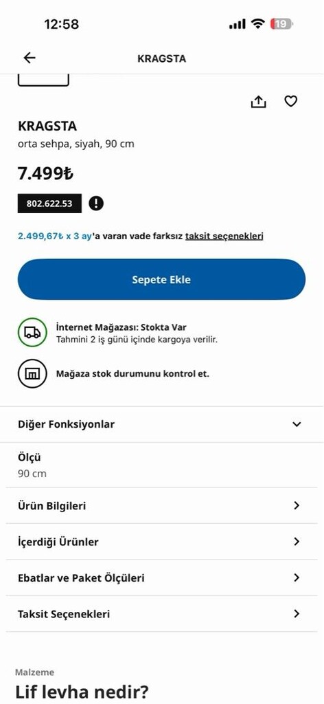 ıkea kragsta orta sehpa - 2