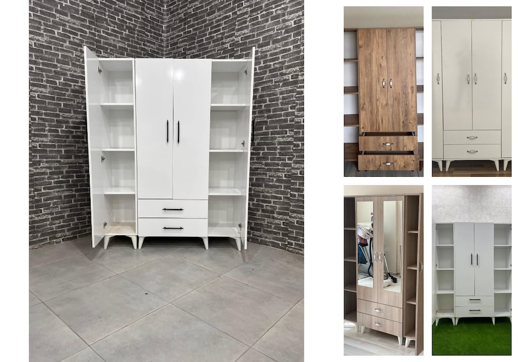 4 kapaklı elbise dolabı nmomsewmzp - 5