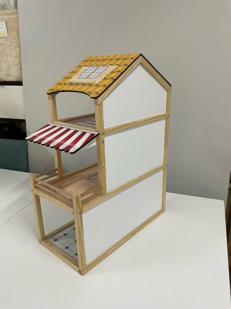 SIFIR TERASLI VE AÇIK KONSEPT AHŞAP OYUN EVİ - 3
