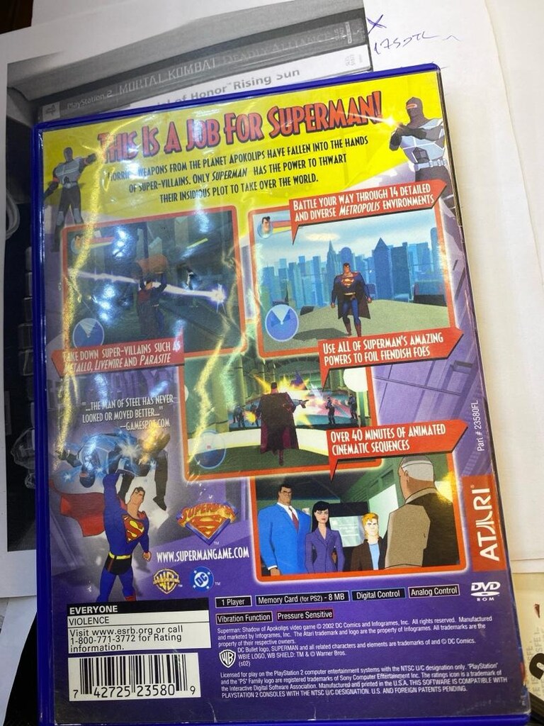 superman shadow of apokolıps ps 2 oyun - 2