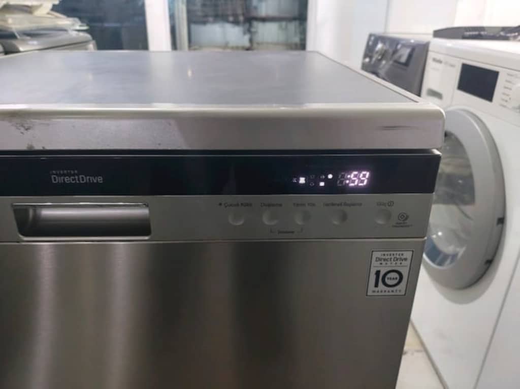 7.500 TL Etkin LG inox 6 programlı 3 sepetli dijital ekran çok temiz b - 4