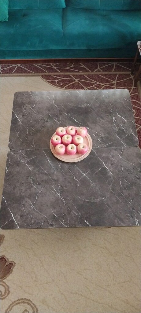 Mermer desenli sehpa - 3