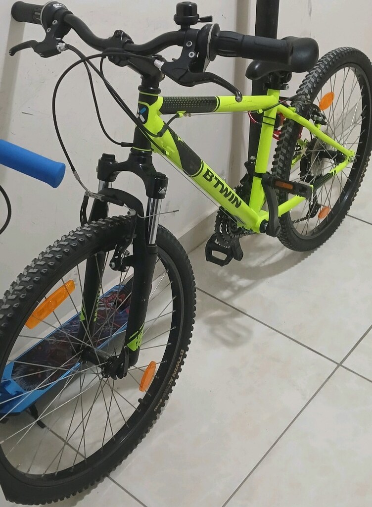 btwin çocuk bisikleti 24 jant Decathlon YENİ GİBİ Ön Sepetli de var - 2