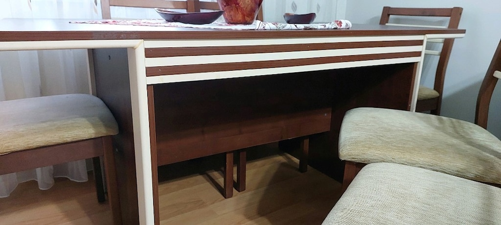 6 Kişilik Salon Yemek Masası Takımı - 3