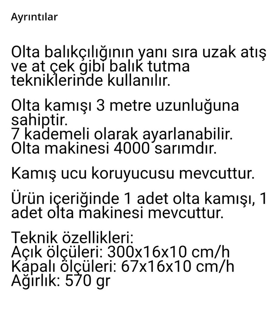 Olta sehpası ve Olta takımı - 10