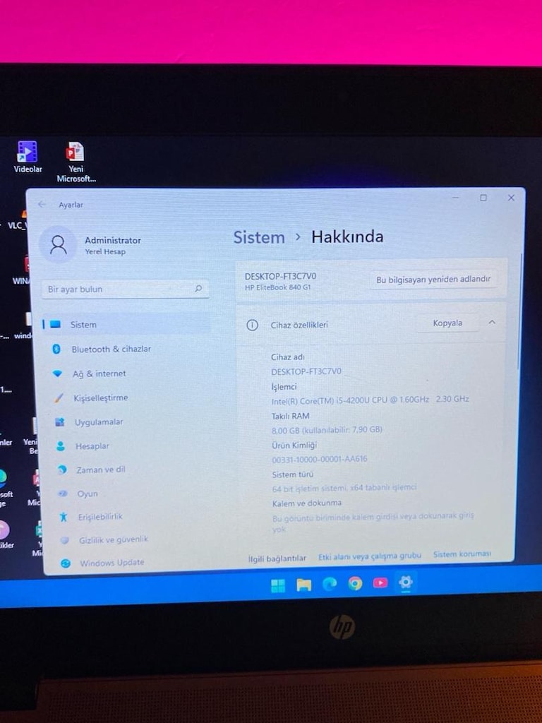 HP- İ5-8GB RAM-256 GB SSD LAPTOP - 3